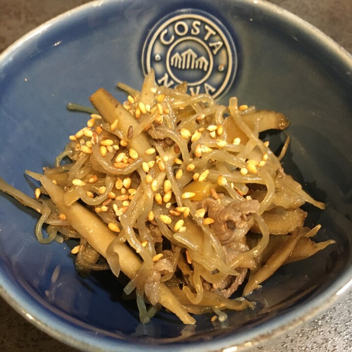 お惣菜屋さんみたいな牛ゴボウきんぴら レシピ 作り方 By ワココ 楽天レシピ お惣菜屋さんみたいな牛ゴボウきんぴら レシピ 作り方 By ワココ 楽天レシピ